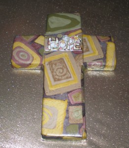 Decoupage Cross