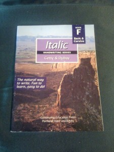 Getty & Dubay Itallic Handwriting