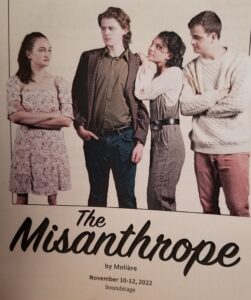 Cecilia, Alexander, Eliana, and Philip in The Misanthrope